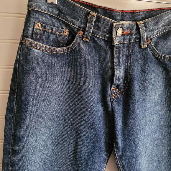 Lucky Brand Jeans Womens Size 2/26 Bootcut Cotton Dark Wash Blue Made in USA - Picture 3 of 9